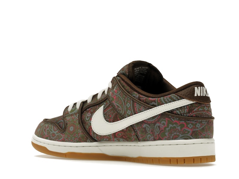 Nike Sb Dunk Low Pro Paisley Brown - Brown/Muli-Color-White-Gum - DH7534-200 - 23
