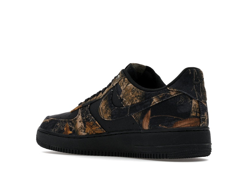Nike Air Force 1 Low Realtree Black Camo - Off Noir/Multi-Color/Gum Yellow - IH1221-001 - 23