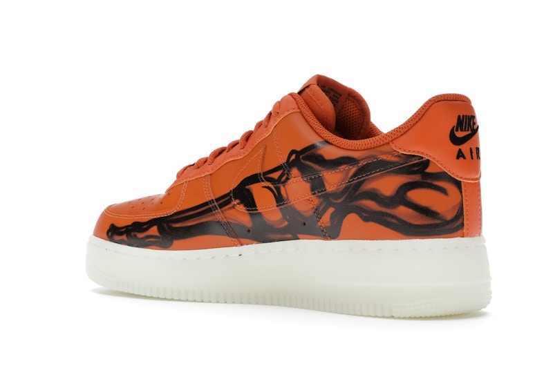 Nike Air Force 1 Low Orange Skeleton Halloween (2020)