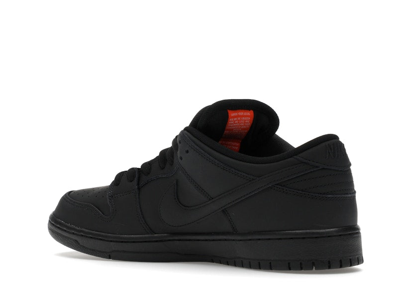 Nike Sb Dunk Low Pro Triple Black - Black/Anthracite/Safety Orange - FJ1674-001 - 23