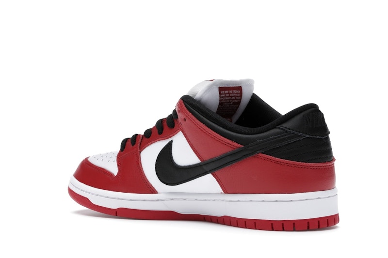 Nike Sb Dunk Low J Pack Chicago - Varsity Red/Black-White - BQ6817-600 - 23