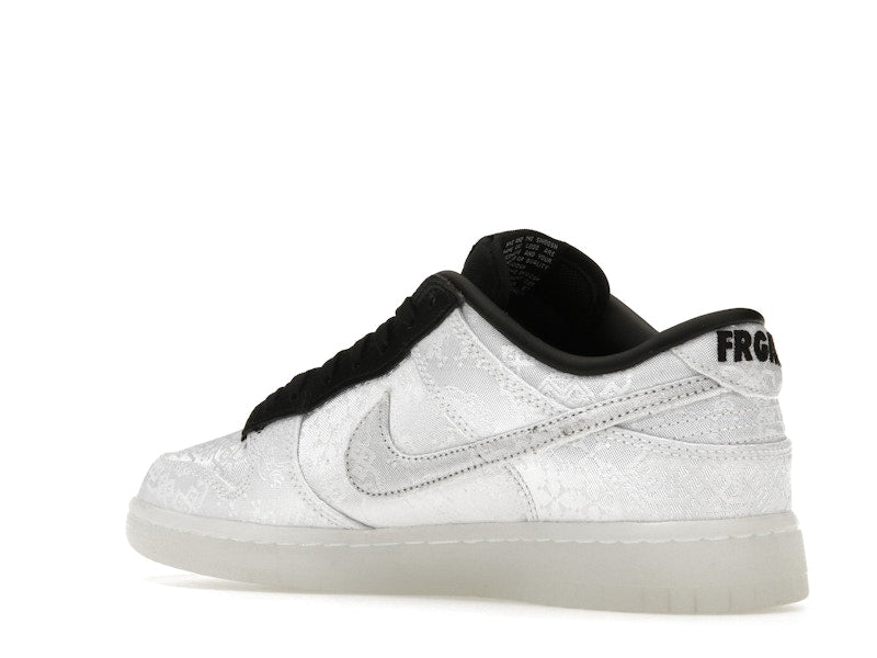 Nike Dunk Low Clot Fragment White - White/Black - FN0315-110 - 23