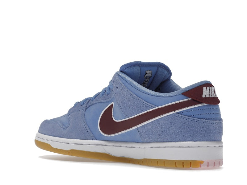Nike Sb Dunk Low Valour Blue Team Maroon - Valor Blue/Team Maroon/White/Gum - DQ4040-400 - 23
