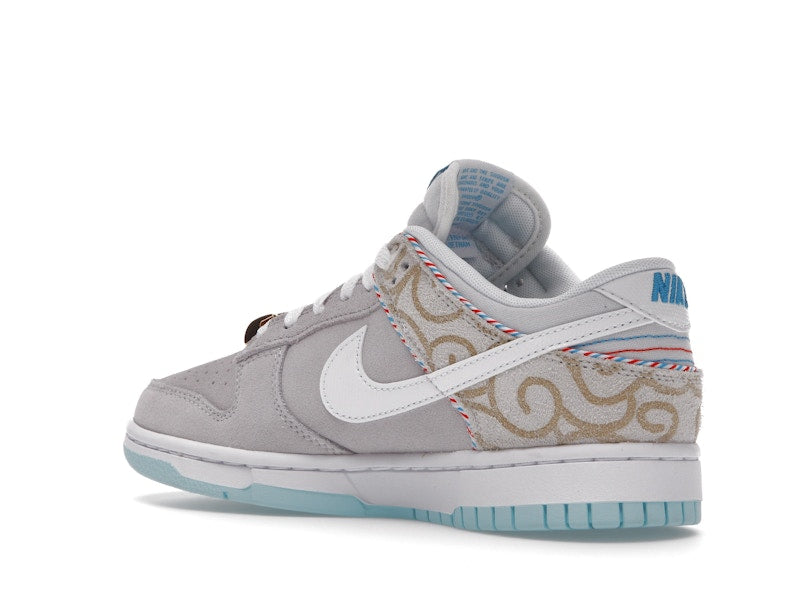 Nike Dunk Low Barbershop Grey - Grey/White/Teal - DH7614-500 - 23