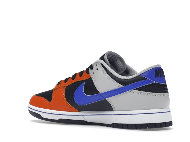 Nike Dunk Low EMB NBA 75th Anniversary Knicks - Black/Racer Blue-Grey Fog-Orange - DD3363-002 - 23