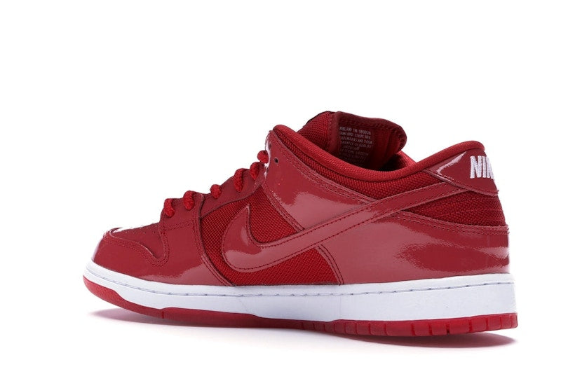 Nike Dunk Sb Low Red Patent Leather - Varsity Red/White-Varsity Red - 304292-616 - 23