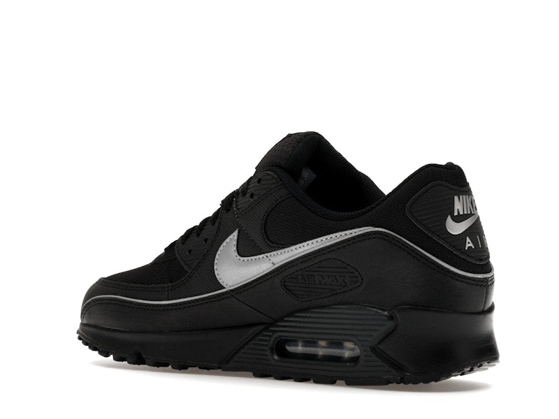 Nike Air Max 90 Premium Black Reflective - Black/Black/Anthracite/Multi-Color - HV4517-002 - 23