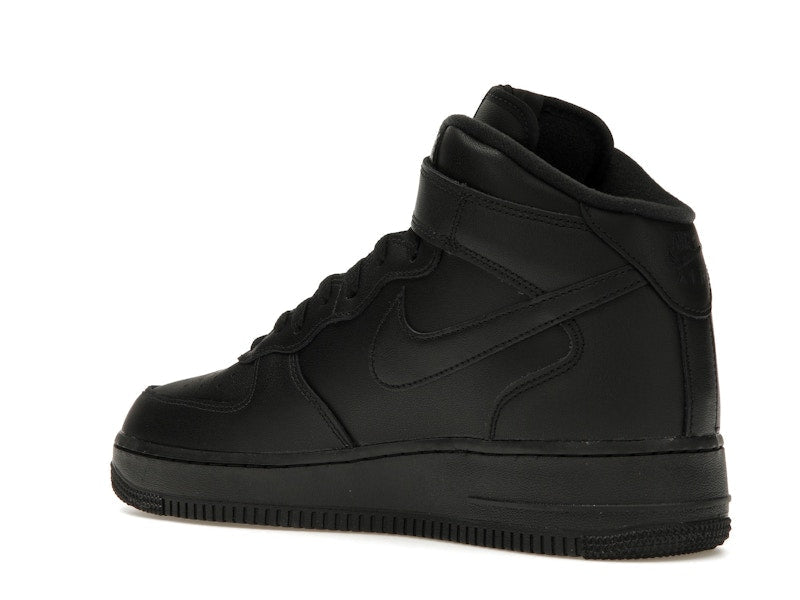 Nike Air Force 1 Mid Supreme Black, vista a 360 gradi 23 di 36