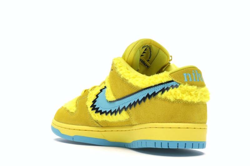 Nike Sb Dunk Low Grateful Dead Bears Yellow - Opti Yellow/Blue Fury - CJ5378-700 - 24