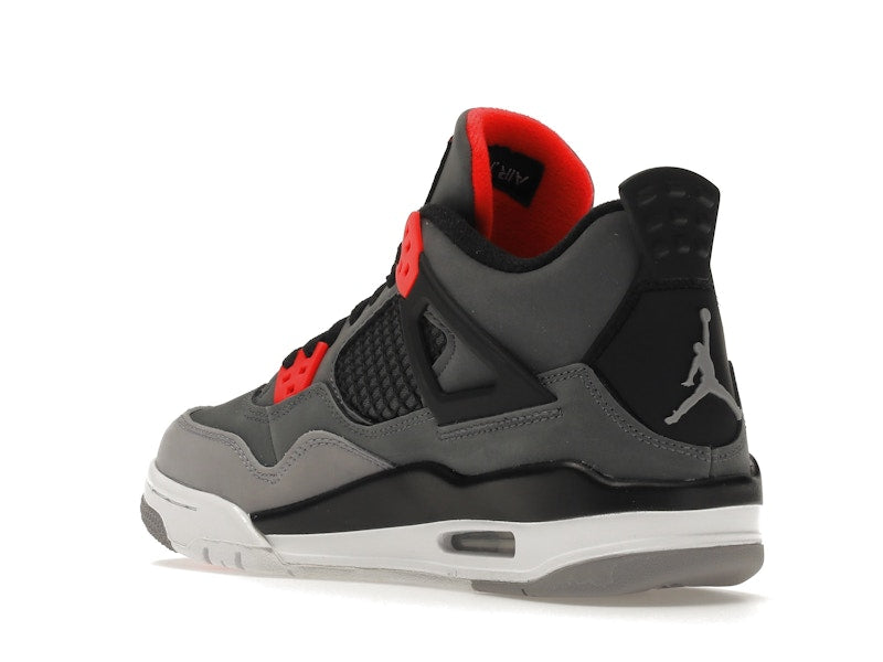 Air Jordan 4 Retro Infrared (GS) - Dark Grey/Infrared 23-Black-Cement Grey - air-jordan-4-retro-infrared-gs - 24