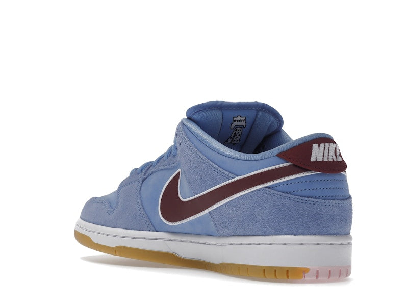 Nike Sb Dunk Low Valour Blue Team Maroon - Valor Blue/Team Maroon/White/Gum - DQ4040-400 - 24