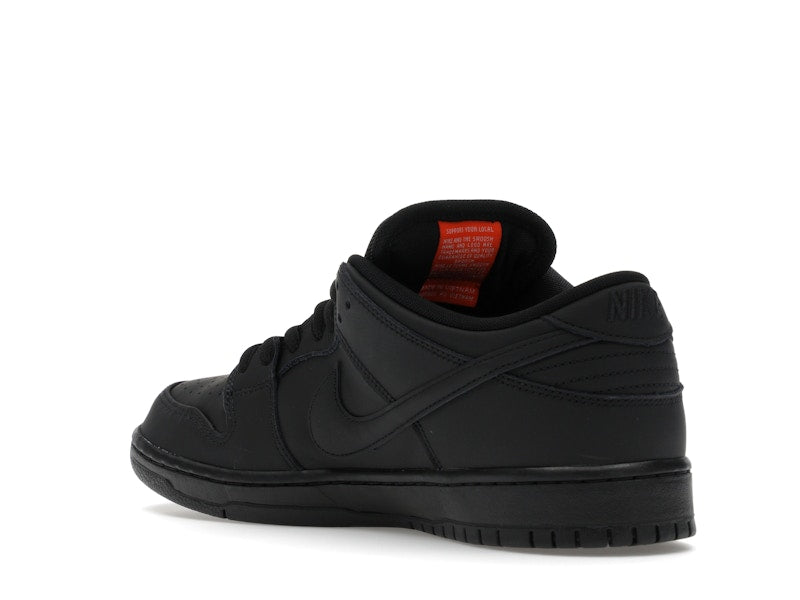 Nike Sb Dunk Low Pro Triple Black - Black/Anthracite/Safety Orange - FJ1674-001 - 24