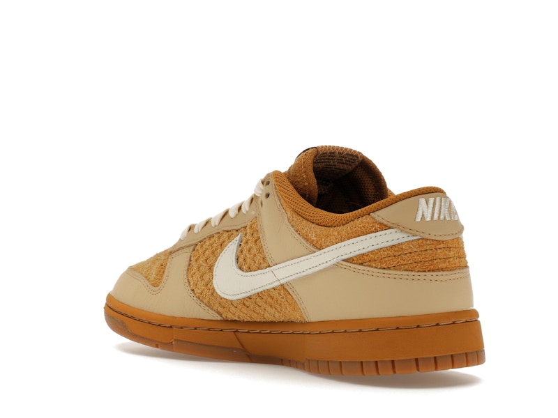 Nike Dunk Low Waffle - Wheat/Coconut Milk/Sesame/Black/Total Orange - FZ4041-744 - 24