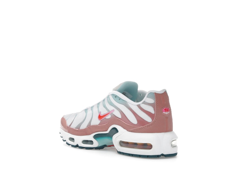 Nike Air Max Plus White Red Stardust Jade Ice Siren Red (GS), vista a 360 gradi 24 di 36