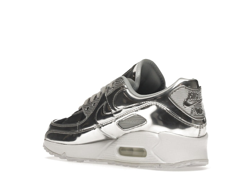 Nike Air Max 90 Metallic Silver 2020 (W) - Metallic Silver/Metallic Silver-White - CQ6639-001 - 24