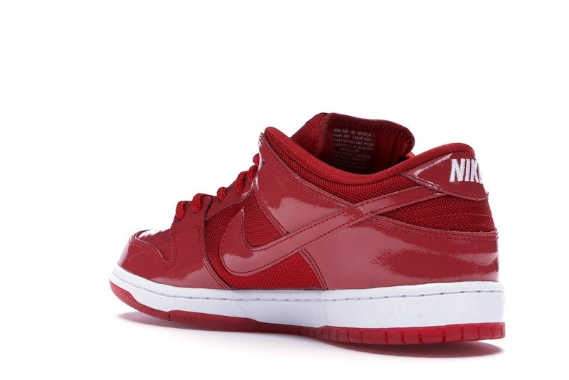 Nike Dunk Sb Low Red Patent Leather - Varsity Red/White-Varsity Red - 304292-616 - 24