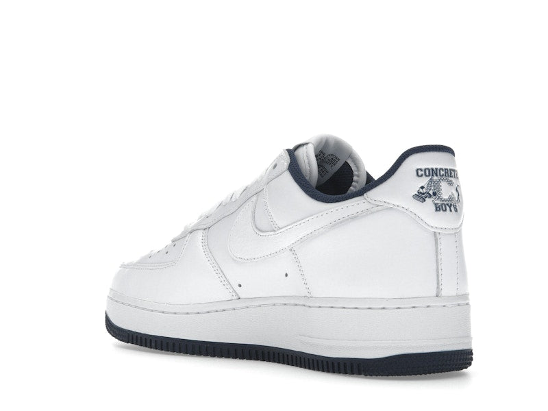 Nike Air Force 1 Low Lil Yachty Concrete Boys Its Us - White/White/Midnight Navy/Dark Powder Blue - IB5720-100 - 24