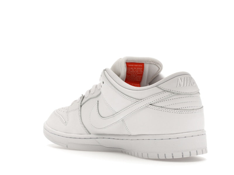 Nike Sb Dunk Low Pro Triple White - White/White/White/White - FJ1674-100 - 24