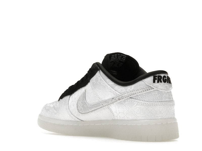 Nike Dunk Low Clot Fragment White - White/Black - FN0315-110 - 24