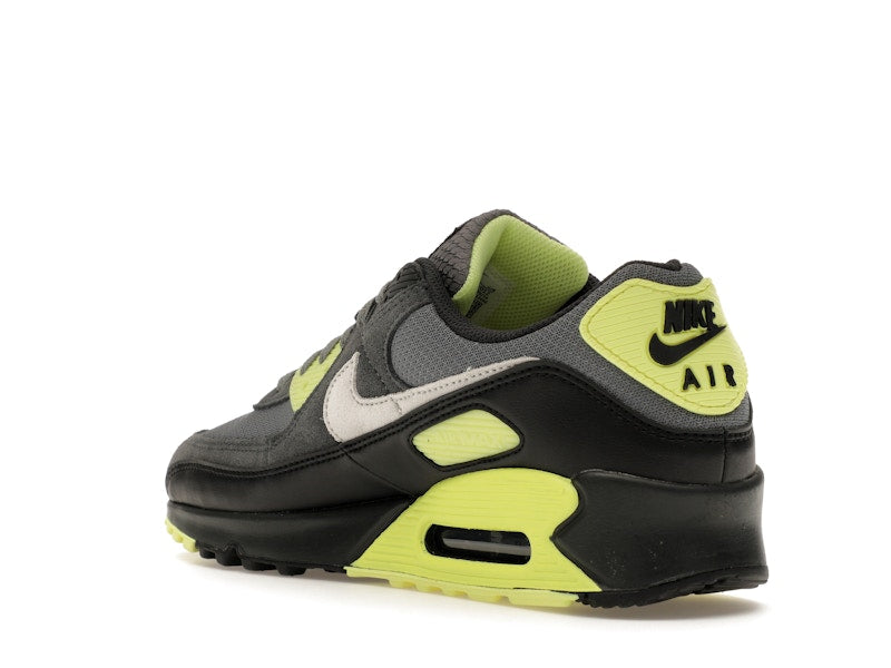 Nike Air Max 90 Smoke Grey Light Lemon Twist, vista a 360 gradi 24 di 36