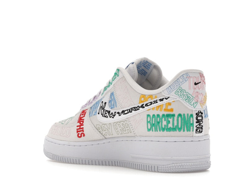 Nike Air Force 1 Low World Tour White - White/White - II1549-100 - 24