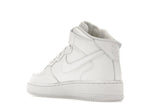 Nike Air Force 1 Mid Triple White (W) - White/White-White - DD9625-100/366731-100 - 24