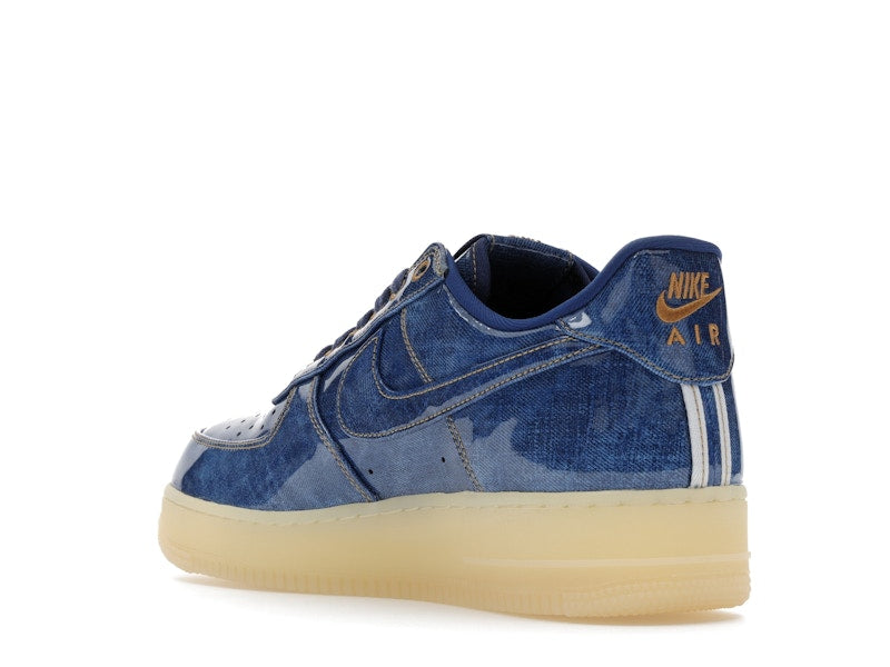Nike Air Force 1 Low Patent Denim - Coastal Blue/Natural/Flax/Coastal Blue - IM5757-400 - 24