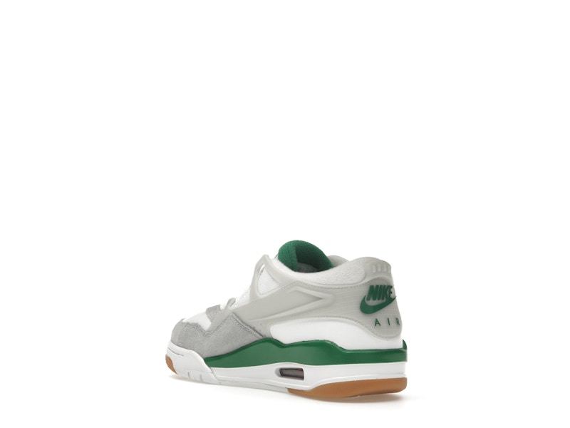 Air Jordan 4 Rm Pine Green (GS) - White/Pine Green/Neutral Grey/Wolf Grey/Varsity Red/Gum Dark Brown - FQ7938-103 - 24