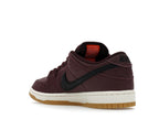 Nike Sb Dunk Low Pro Burgundy Crush - Burgundy Crush/Black/Mystic Dates/Sail/Gum Light Brown/Safety Orange - IO2304-600 - 24