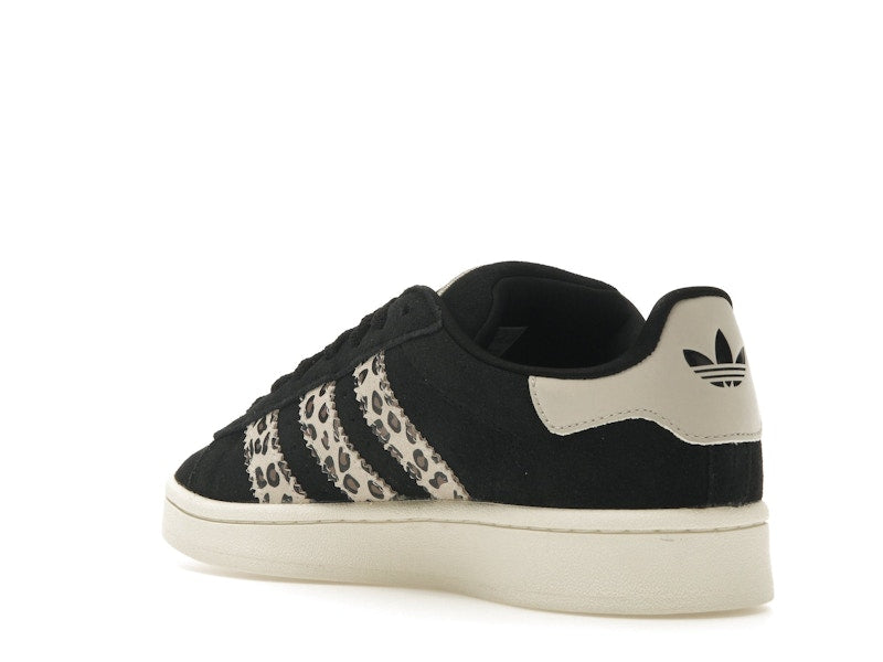 Adidas Campus 00s Black Leopard Womens - Core Black/Supplier Color/Wonder Beige - ID7039 - 24