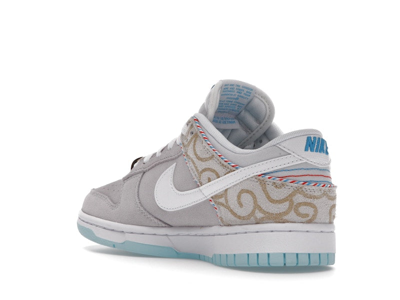 Nike Dunk Low Barbershop Grey - Grey/White/Teal - DH7614-500 - 24