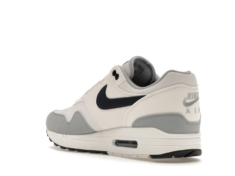 Nike Air Max 1 Platinum Tint Dark Obsidian, vista a 360 gradi 24 di 36