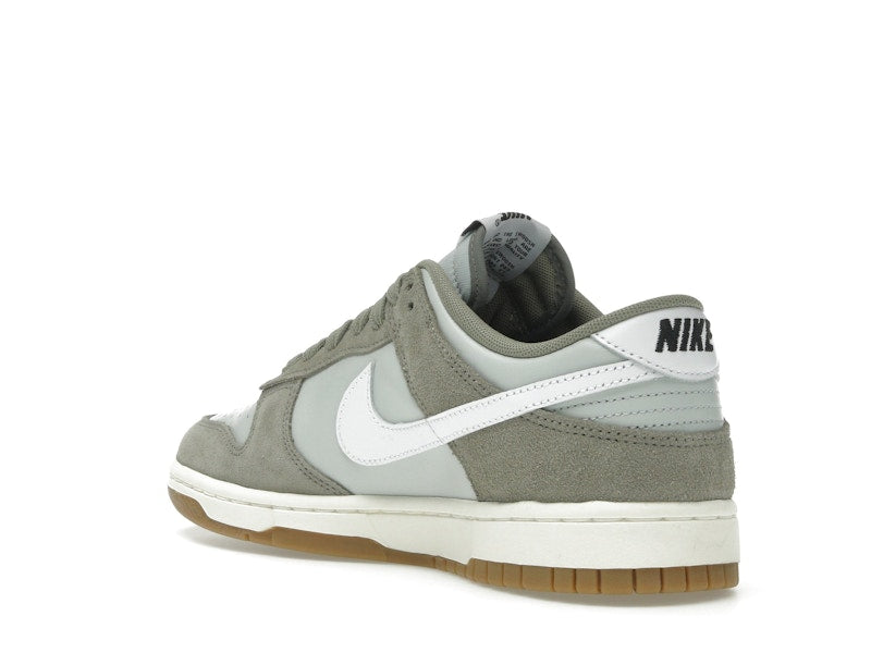 Nike Dunk Low Retro SE Light Silver Light Army Sail White, vista a 360 gradi 24 di 36