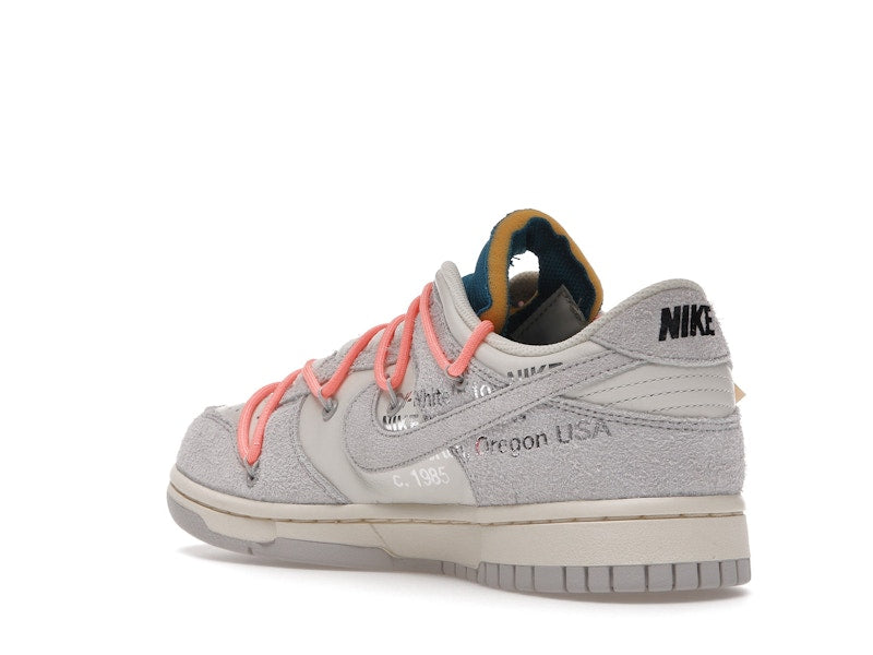 Nike Dunk Low Off White Lot 19 - Sail/Neutral Grey-Orange Pulse - DJ0950-119 - 24
