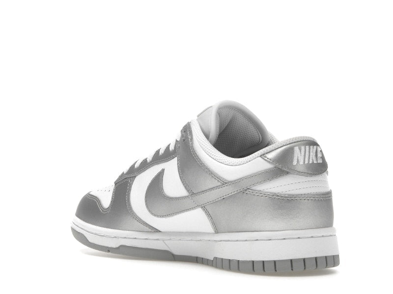 Nike Dunk Low Metallic Silver Womens - White/Metallic Silver/Blue Joy - FV1311-100 - 24