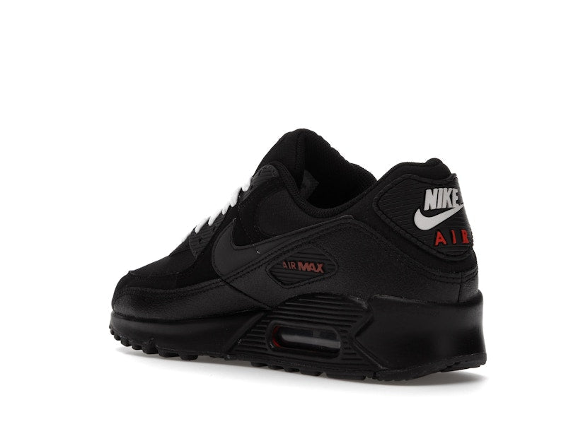 Nike Air Max 90 Black Sport Red - Black/Sport Red/White/Black - DC9388-002 - 24
