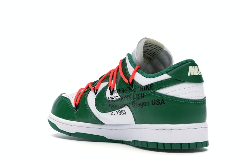 Nike Dunk Low Off White Pine Green - White/Pine Green-Pine Green - CT0856-100 - 24