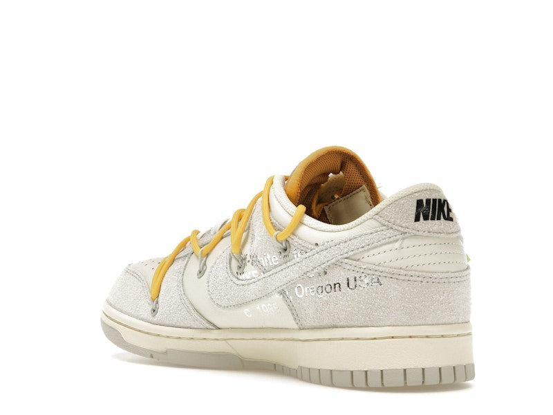 Nike Dunk Low Off White Lot 39 - Sail/Neutral Grey-Amarillo - DJ0950-109 - 24