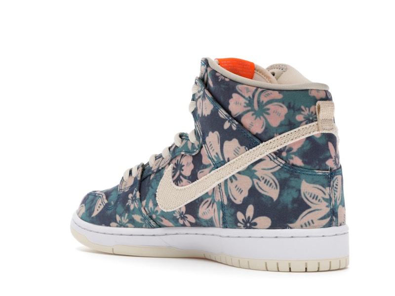 Nike SB Dunk High Hawaii - Sail/Blue-Green Aqua - CZ2232-300 - 24