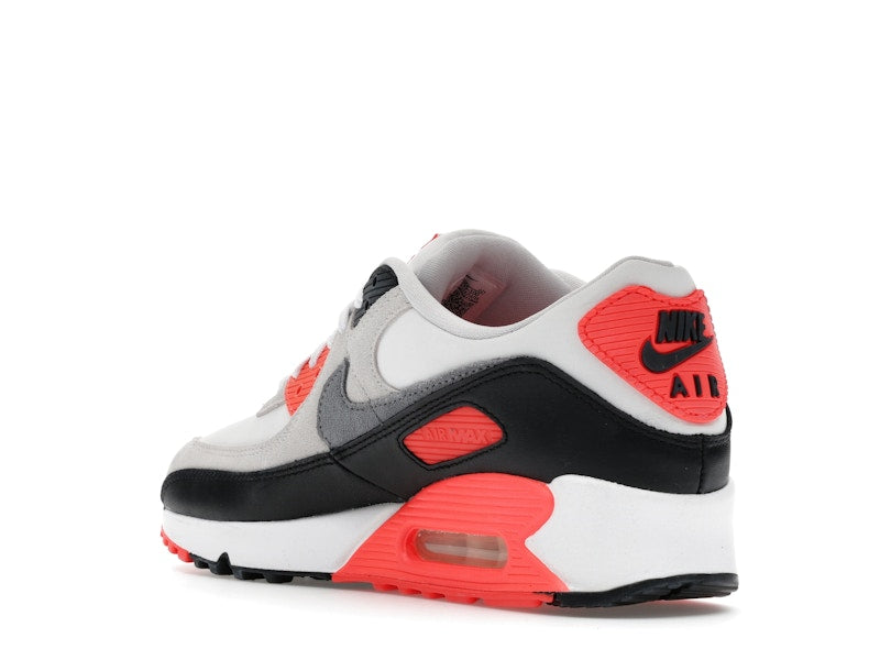 Nike Air Max 90 Infrared 2026 Iu1055 100 - White/Cement Grey/Infrared/Black - IU1055-100 - 24