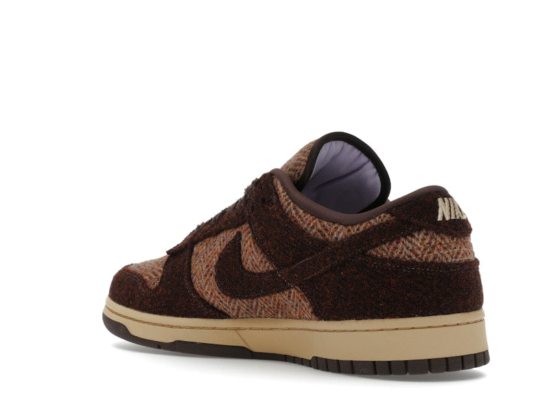 Nike Dunk Low Harris Tweed Sesame Womens - Sesame/Violet Mist/Baroque Brown - IO0052-200 - 24