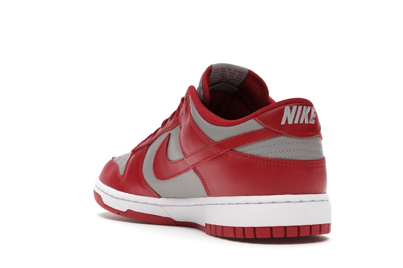 Nike Dunk Low Retro Medium Grey Varsity Red 2021 - Medium Grey/White/Varsity Red - DD1391-002 - 25
