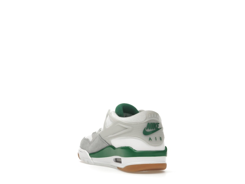 Air Jordan 4 Rm Pine Green (GS) - White/Pine Green/Neutral Grey/Wolf Grey/Varsity Red/Gum Dark Brown - FQ7938-103 - 25