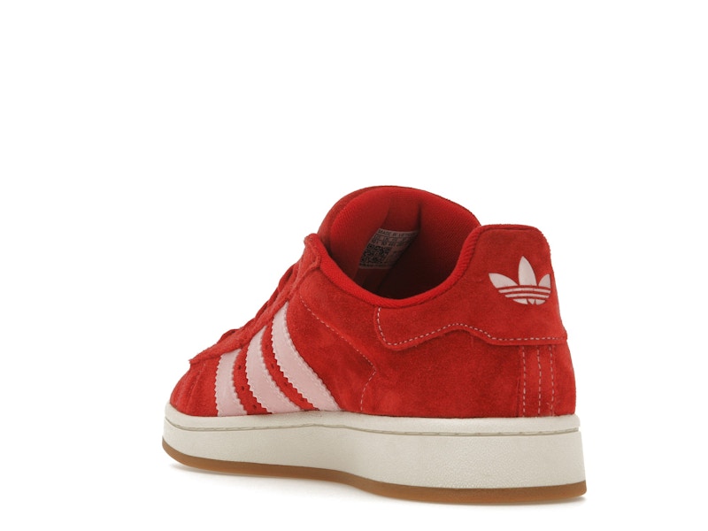 Adidas Campus 00s Better Scarlet Clear Pink - Better Scarlet/Clear Pink/Cloud White - H03477 - 25