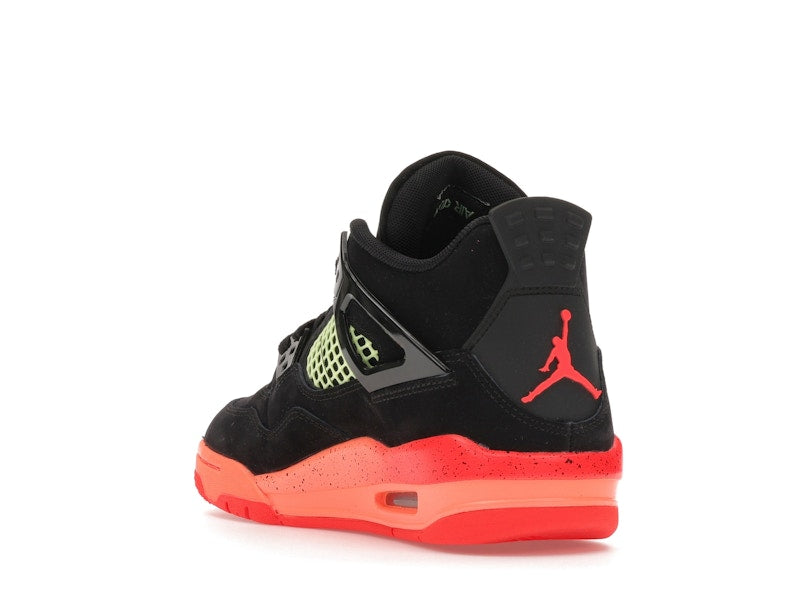 Air Jordan 4 Retro Black Infrared Barely Volt (GS) - Black/Infrared 23/Bright Mango/Barely Volt/White - II1271-001 - 25