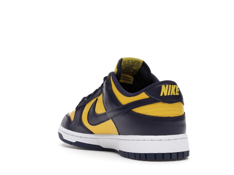 Nike Dunk Low Michigan - Varsity Maize/Midnight Navy-White - DD1391-700 - 25