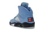 Air Jordan 5 Retro Unc University Blue, vista a 360 gradi 25 di 36