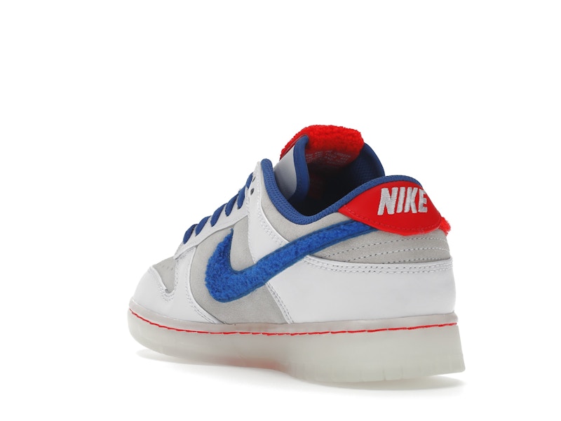 Nike Dunk Low Retro Prm Year Of The Rabbit White Crimson Varsity Royal - White/Crimson-Varsity Royal - FD4203-161 - 25