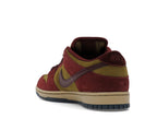 Nike SB Dunk Low Dark Team Red Olive Flak, vista a 360 gradi 25 di 36