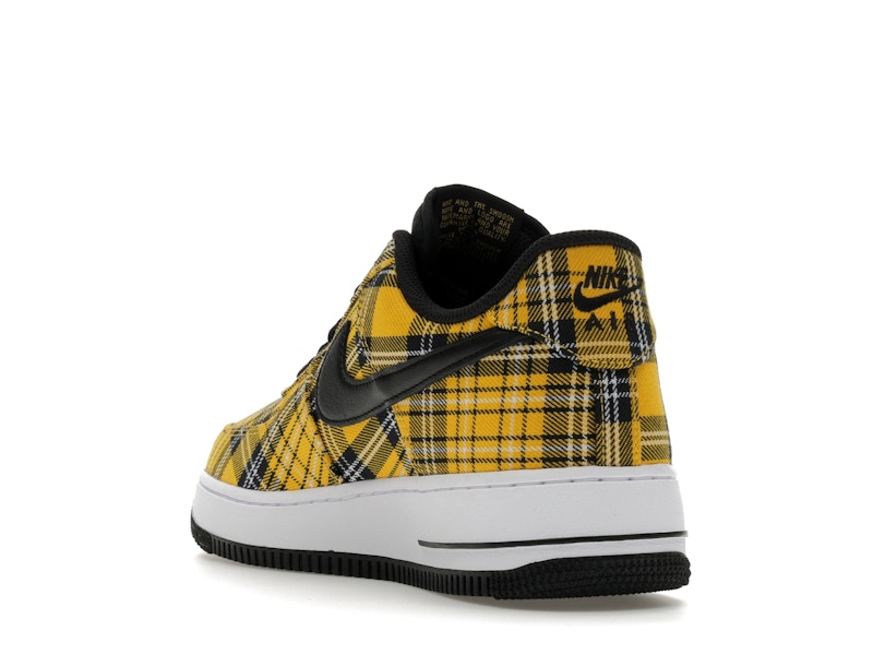 Nike Air Force 1 Low Clueless Yellow Plaid Womens - Multi-Color/Black/Yellow Ochre/White - IR5596-900 - 25